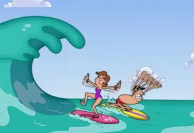 Fairy Oddparents surf
